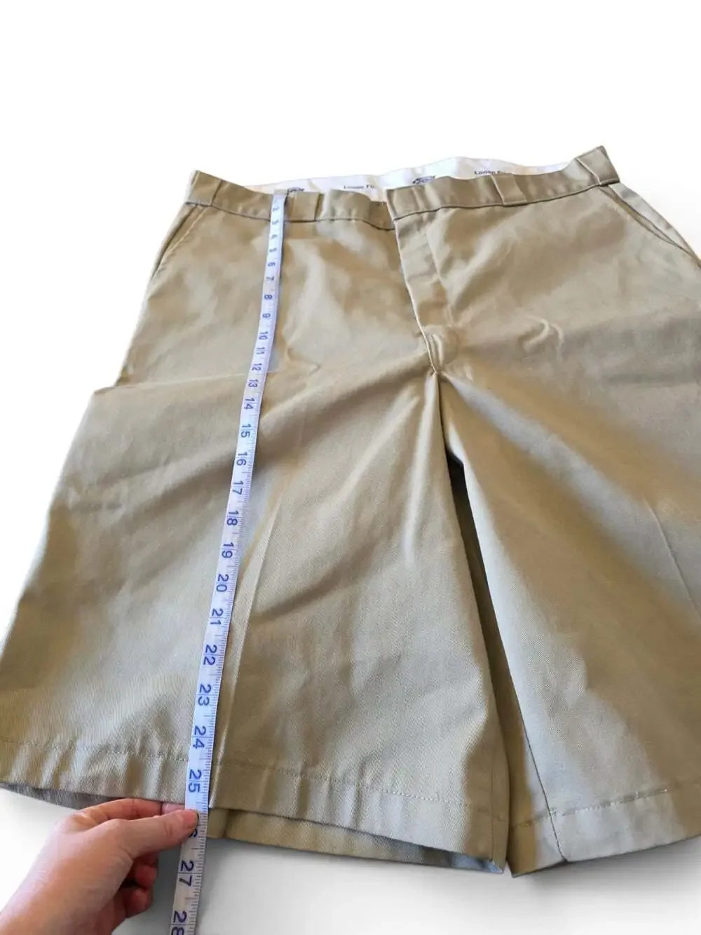 Dickies Loose Fit Work Shorts Mens 40 Khaki Tan 12